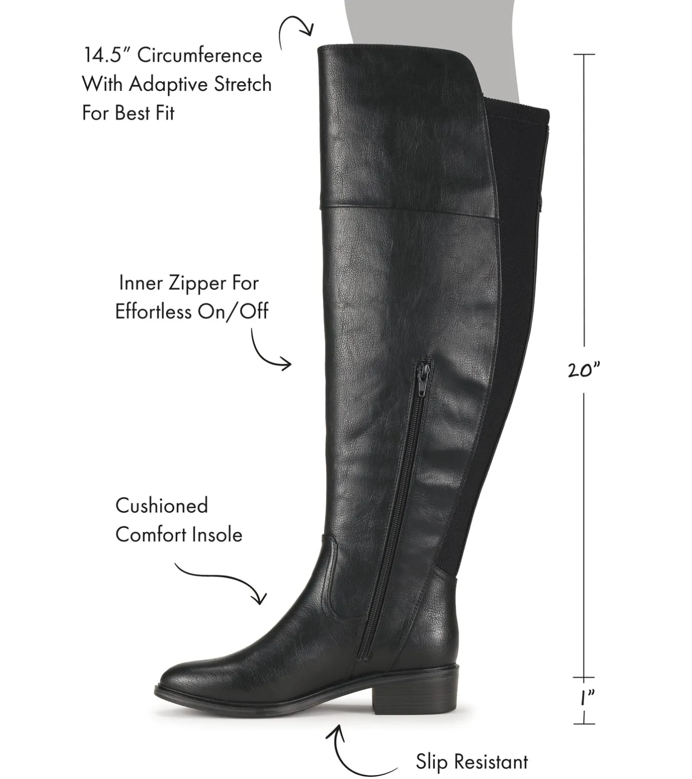 New Anika Tall Boot Knee High Boots