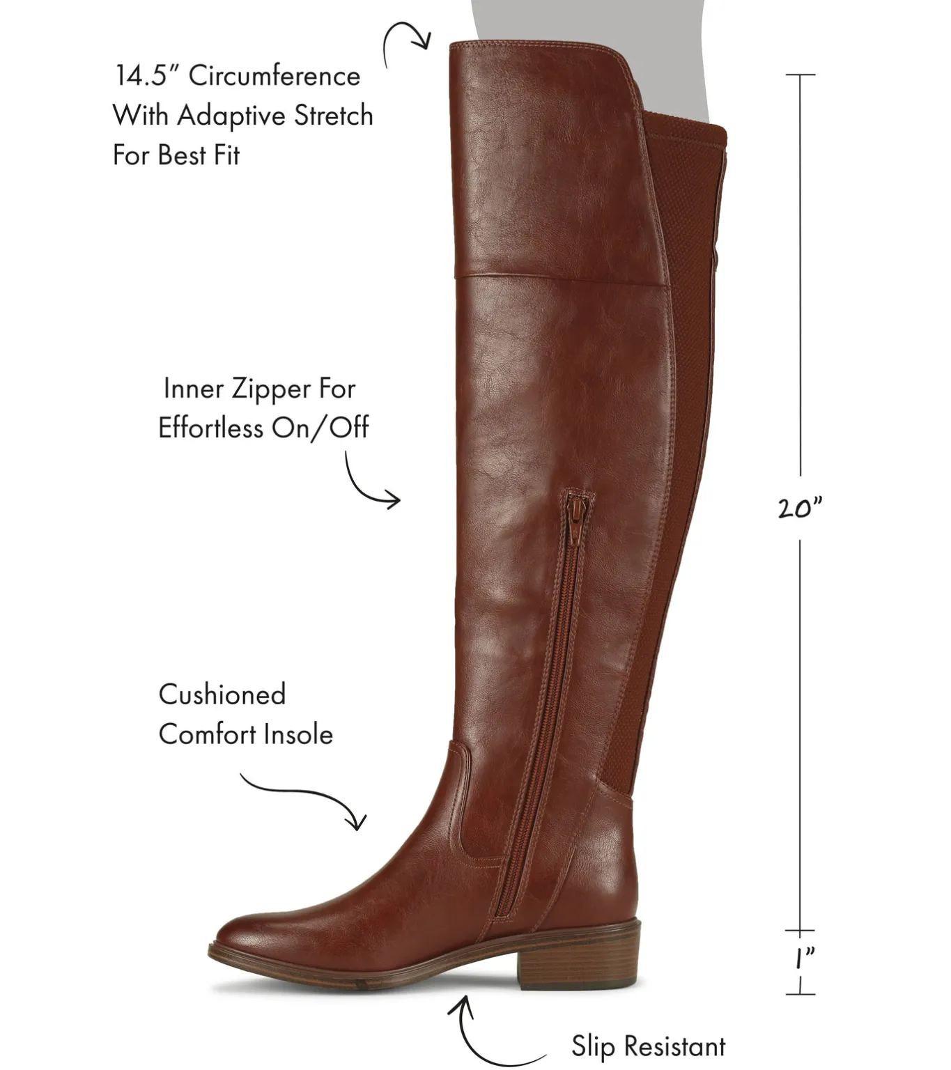 Clearance Anika Tall Boot Knee High Boots