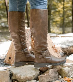 Fashion Autumn Wide Calf Riding Boot Wide Calf Boots|Knee High Boots