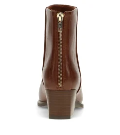 Fashion Bessie Block Heel Bootie Booties