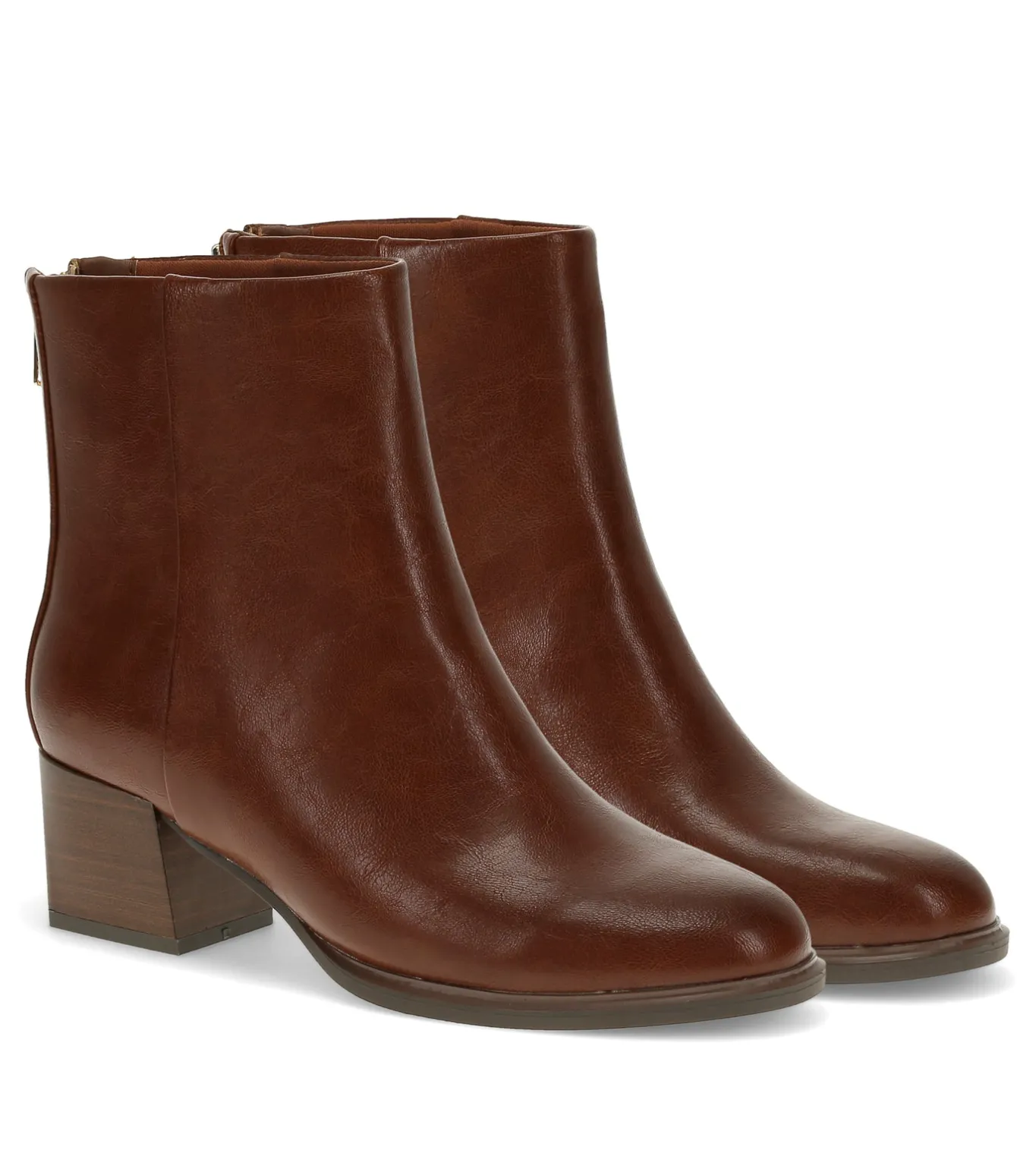Fashion Bessie Block Heel Bootie Booties