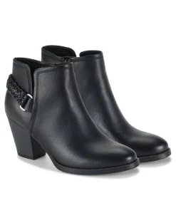 Discount Charlotte Block Heel Bootie Booties