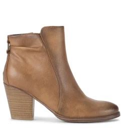 Outlet Crystal Block Heel Bootie Booties
