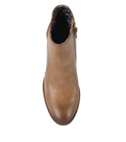 Outlet Crystal Block Heel Bootie Booties