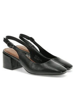 Fashion Ester Block Heel Slingback Pump Dress Shoes