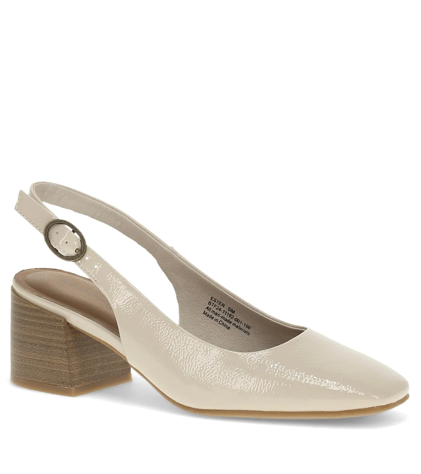 Sale Ester Block Heel Slingback Pump Dress Shoes
