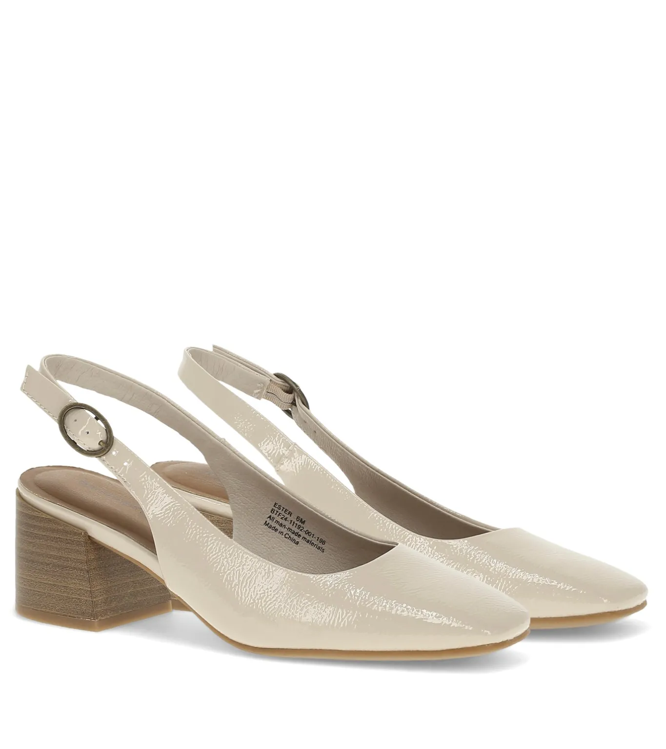 Sale Ester Block Heel Slingback Pump Dress Shoes