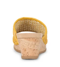Sale Flossey Wedge Slide Sandal Wedge Sandals|Slides & Slip On Sandals
