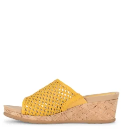 Sale Flossey Wedge Slide Sandal Wedge Sandals|Slides & Slip On Sandals