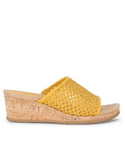 Sale Flossey Wedge Slide Sandal Wedge Sandals|Slides & Slip On Sandals
