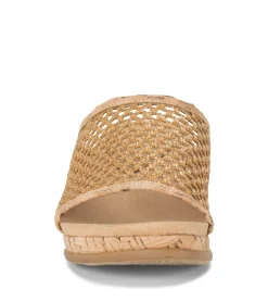 Fashion Flossey Wedge Slide Sandal Wedge Sandals|Slides & Slip On Sandals
