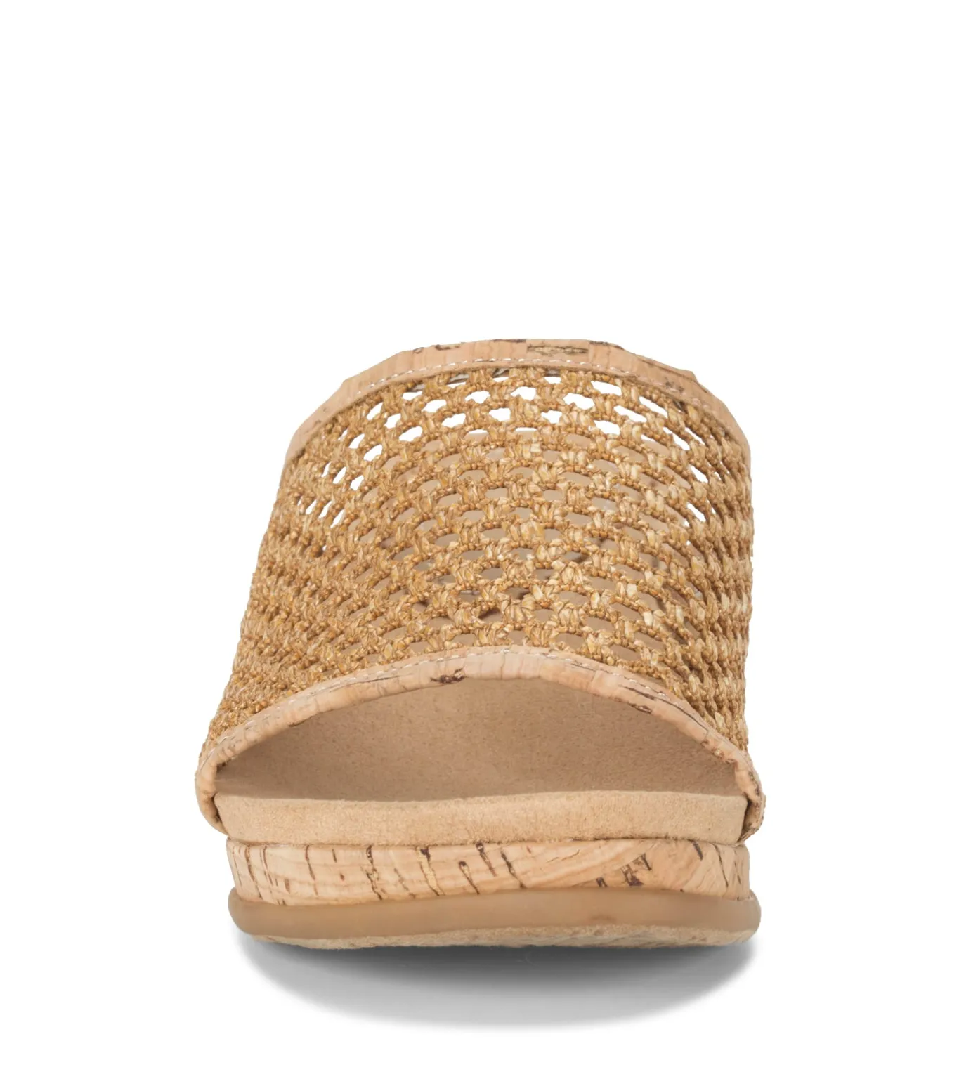 Fashion Flossey Wedge Slide Sandal Wedge Sandals|Slides & Slip On Sandals