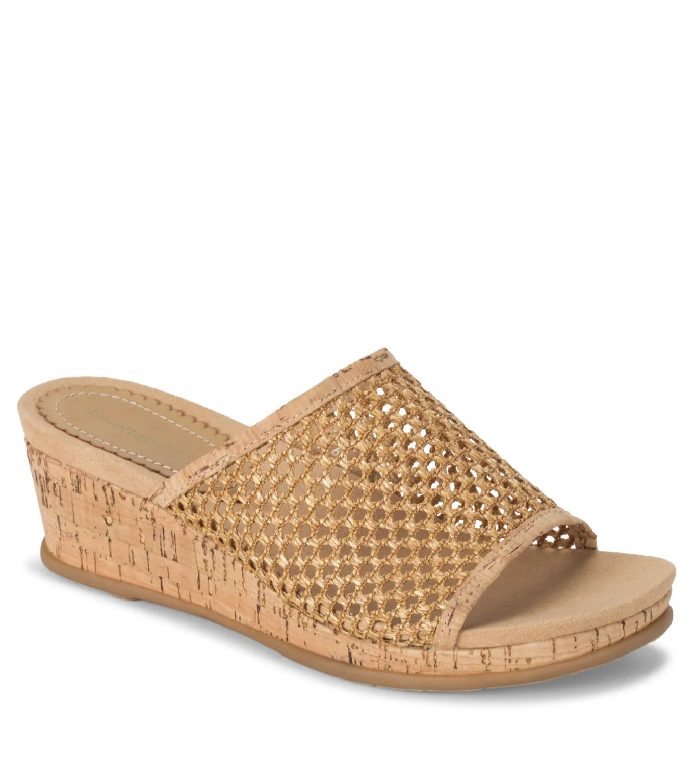 Fashion Flossey Wedge Slide Sandal Wedge Sandals|Slides & Slip On Sandals