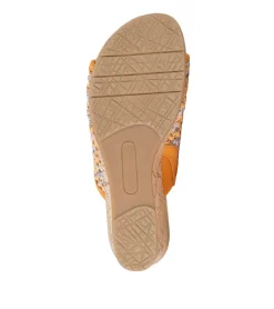 Fashion Flossey Wedge Slide Sandal Wedge Sandals|Slides & Slip On Sandals