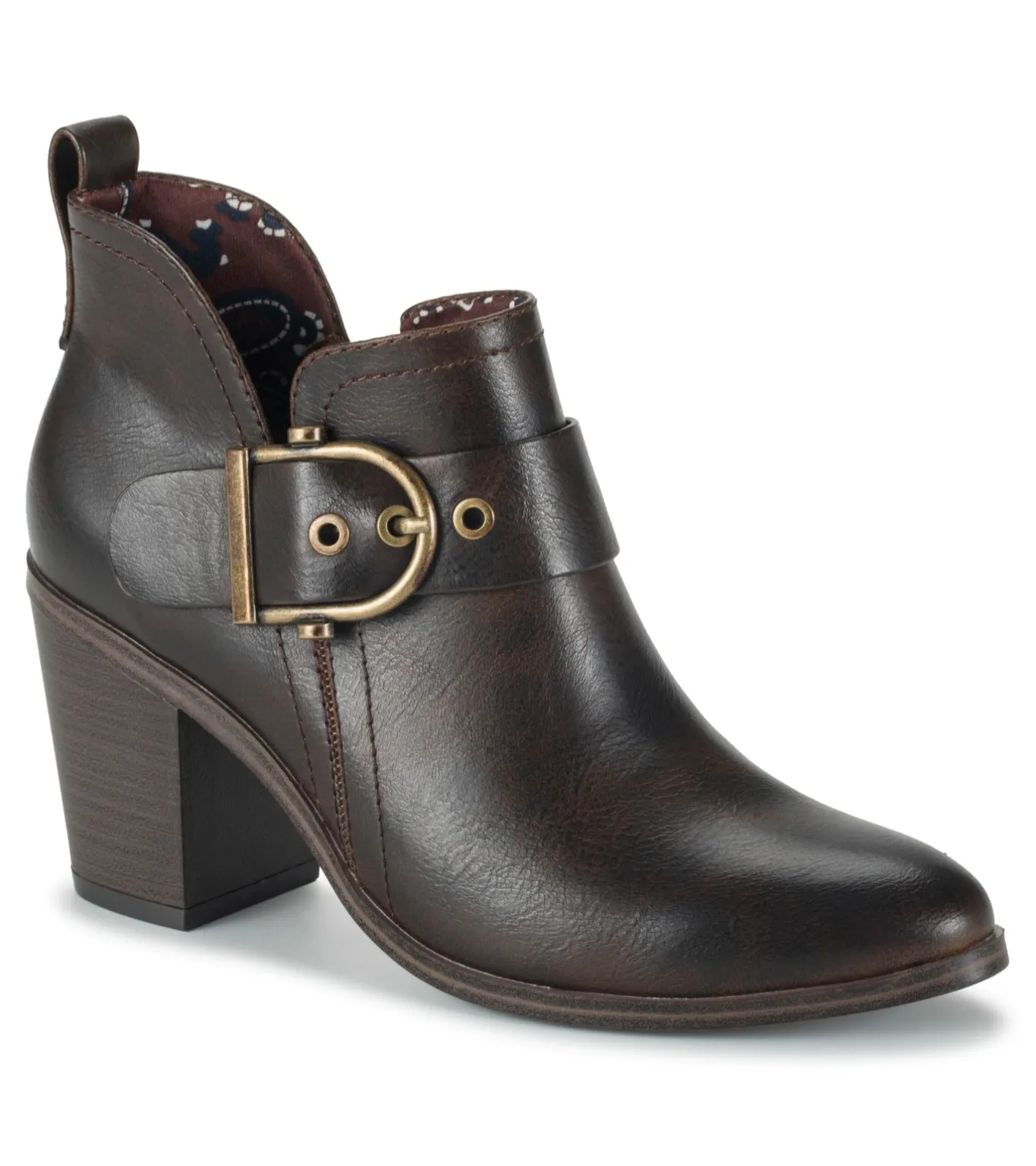 Best Karina Block Heel Ankle Bootie Booties