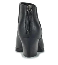 Hot Lauryn Block Heel Ankle Bootie Booties