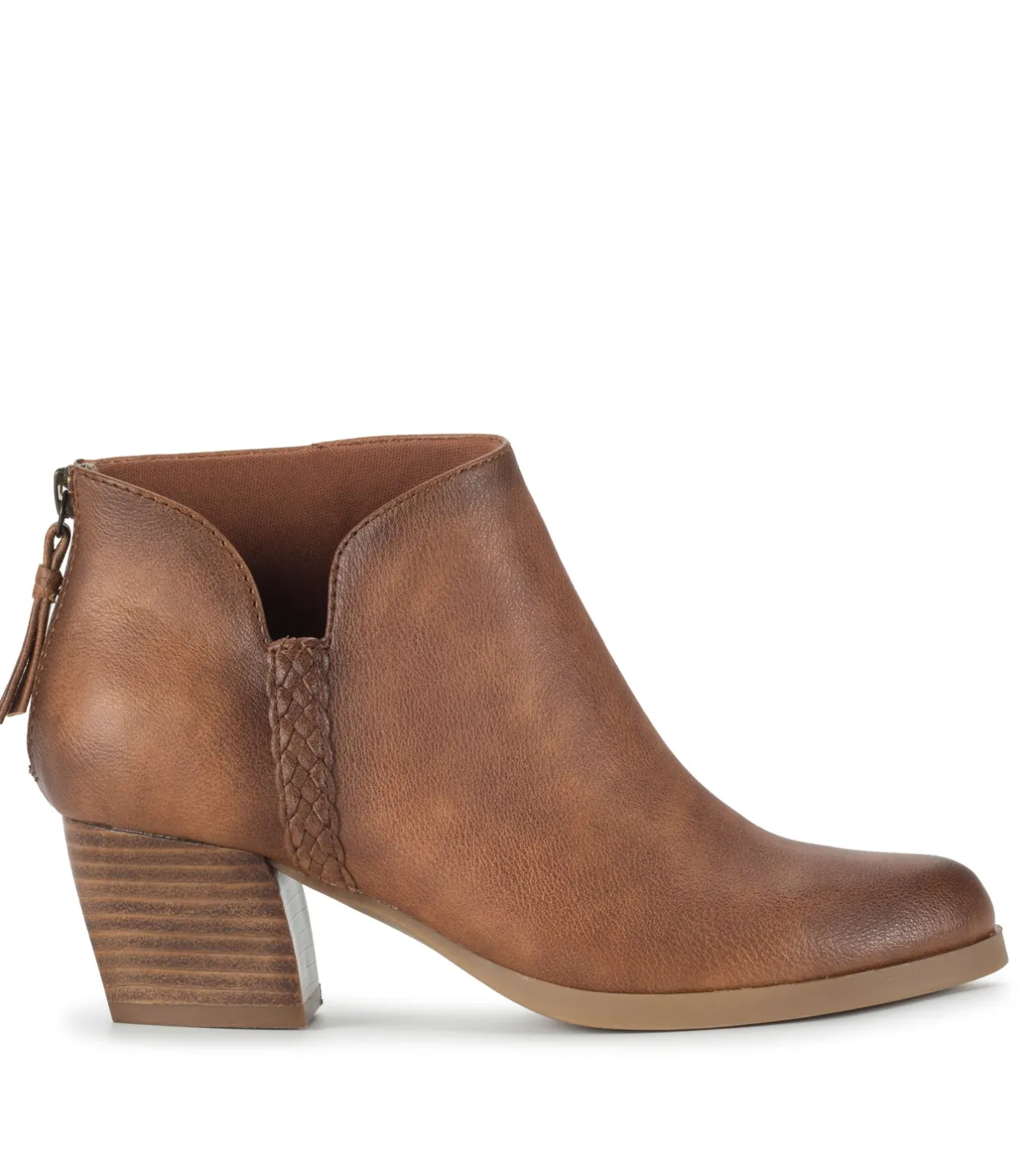 Discount Lauryn Block Heel Ankle Bootie Booties