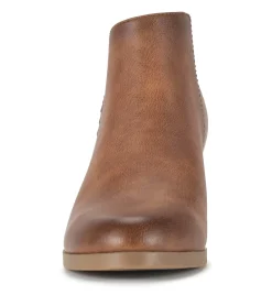 Discount Lauryn Block Heel Ankle Bootie Booties