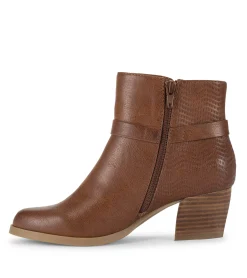 New Linda Block Heel Bootie Booties