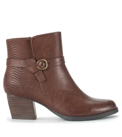 Fashion Linda Block Heel Bootie Booties