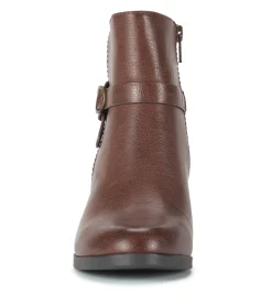 Fashion Linda Block Heel Bootie Booties