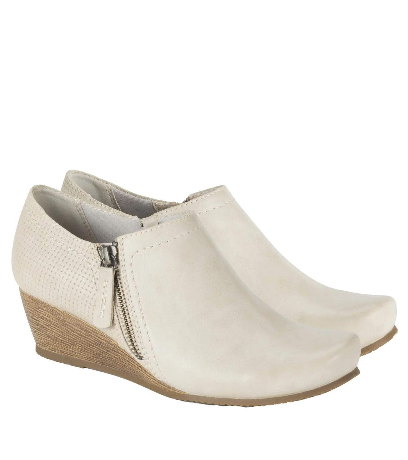 Outlet Louise Wedge Ankle Bootie Booties