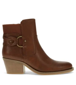 Fashion Luella Block Heel Bootie Booties