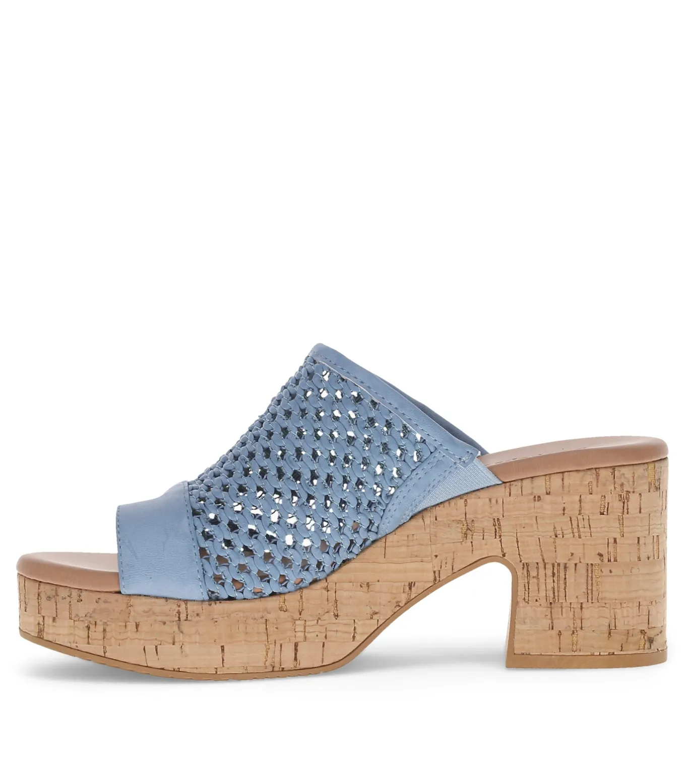 Discount Michaela Block Heel Sandal Slides & Slip On Sandals