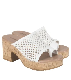New Michaela Block Heel Sandal Slides & Slip On Sandals