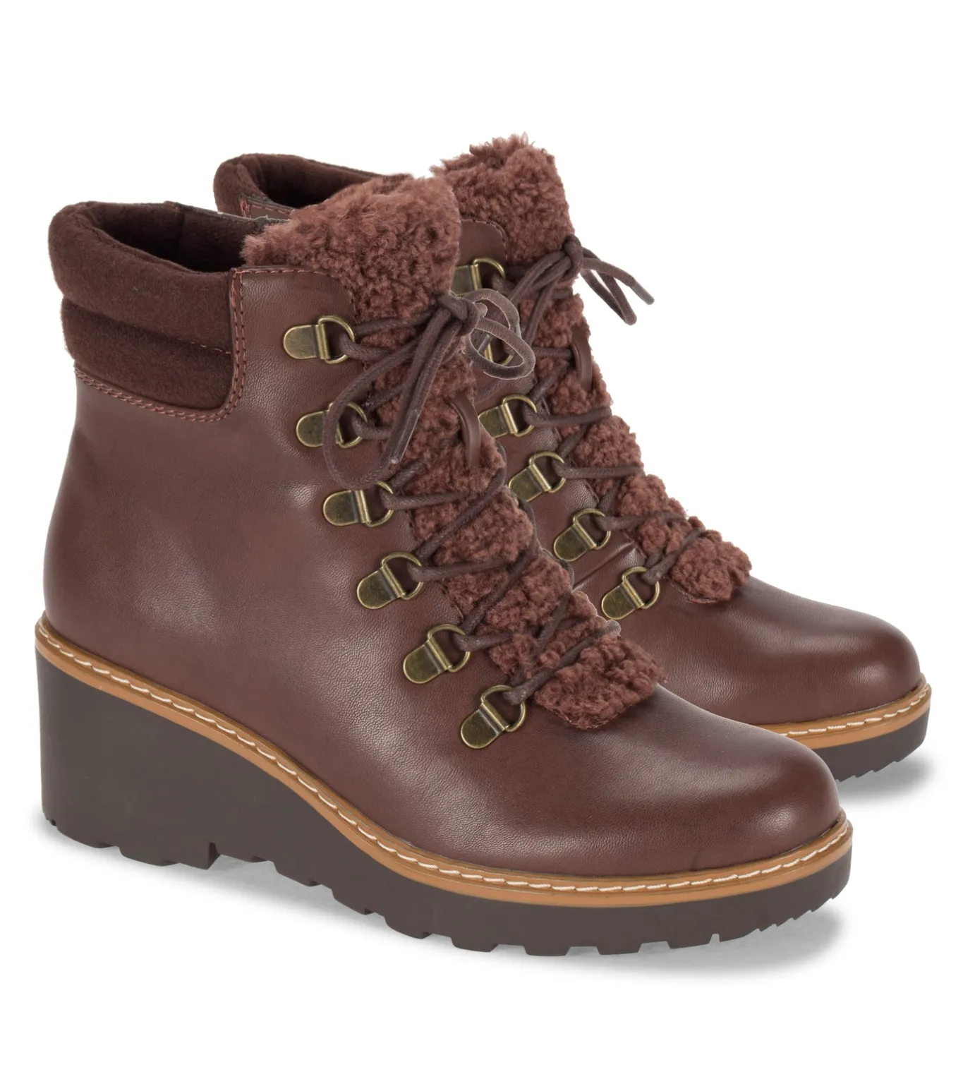 Online Nasha Lace Up Wedge Bootie Booties