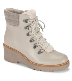 Sale Nasha Lace Up Wedge Bootie Booties