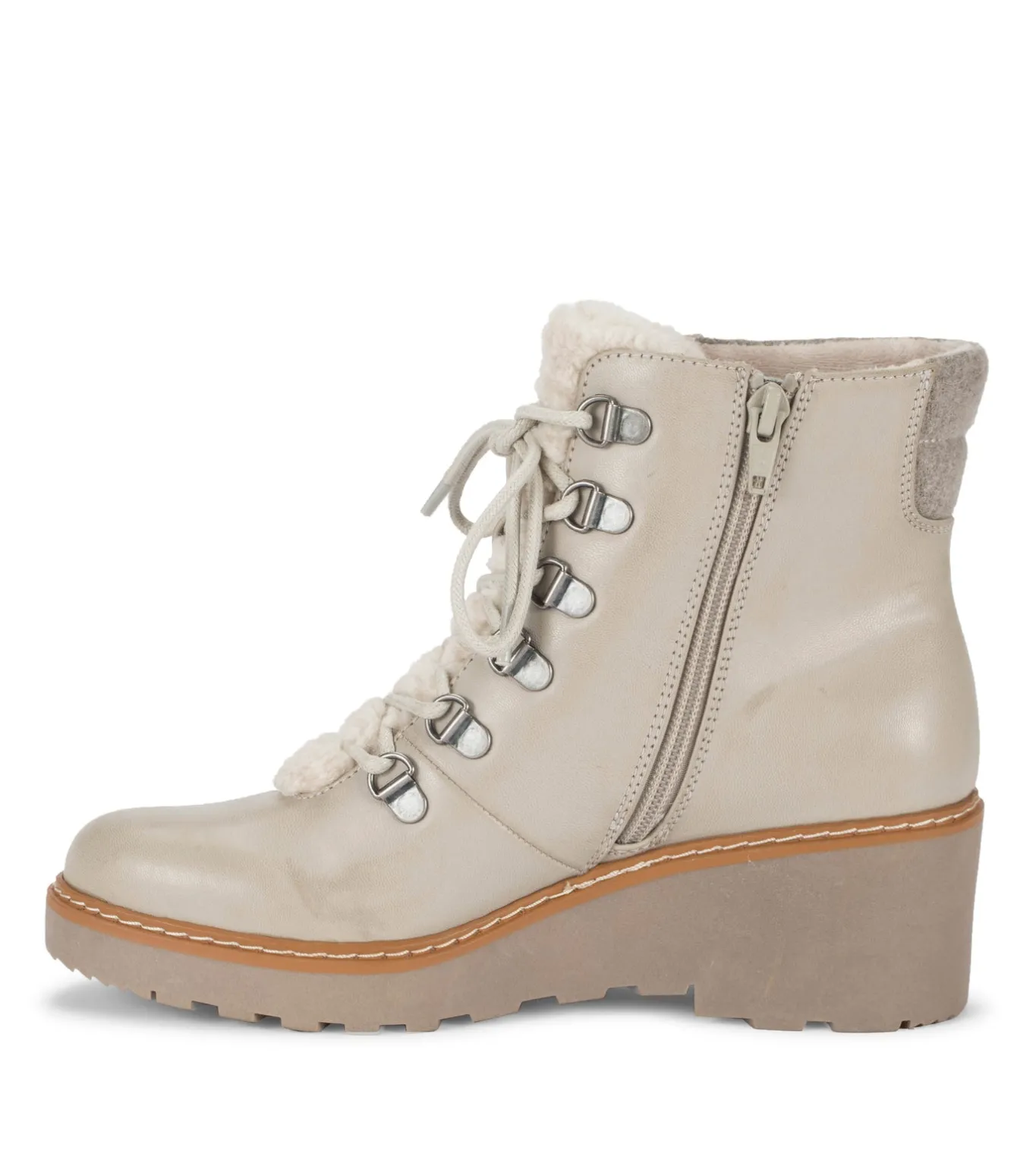 Sale Nasha Lace Up Wedge Bootie Booties