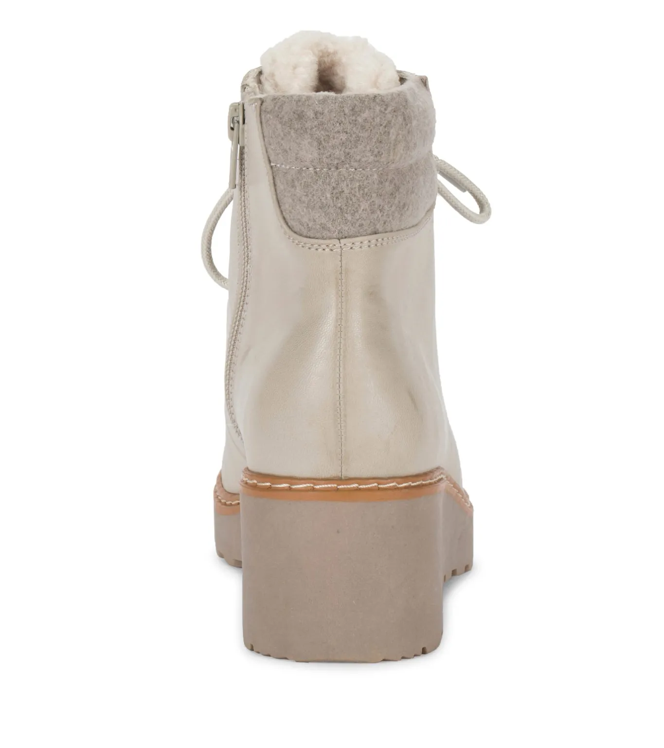 Sale Nasha Lace Up Wedge Bootie Booties
