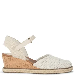 Outlet Ocean Closed Toe Wedge Sandal Wedge Sandals
