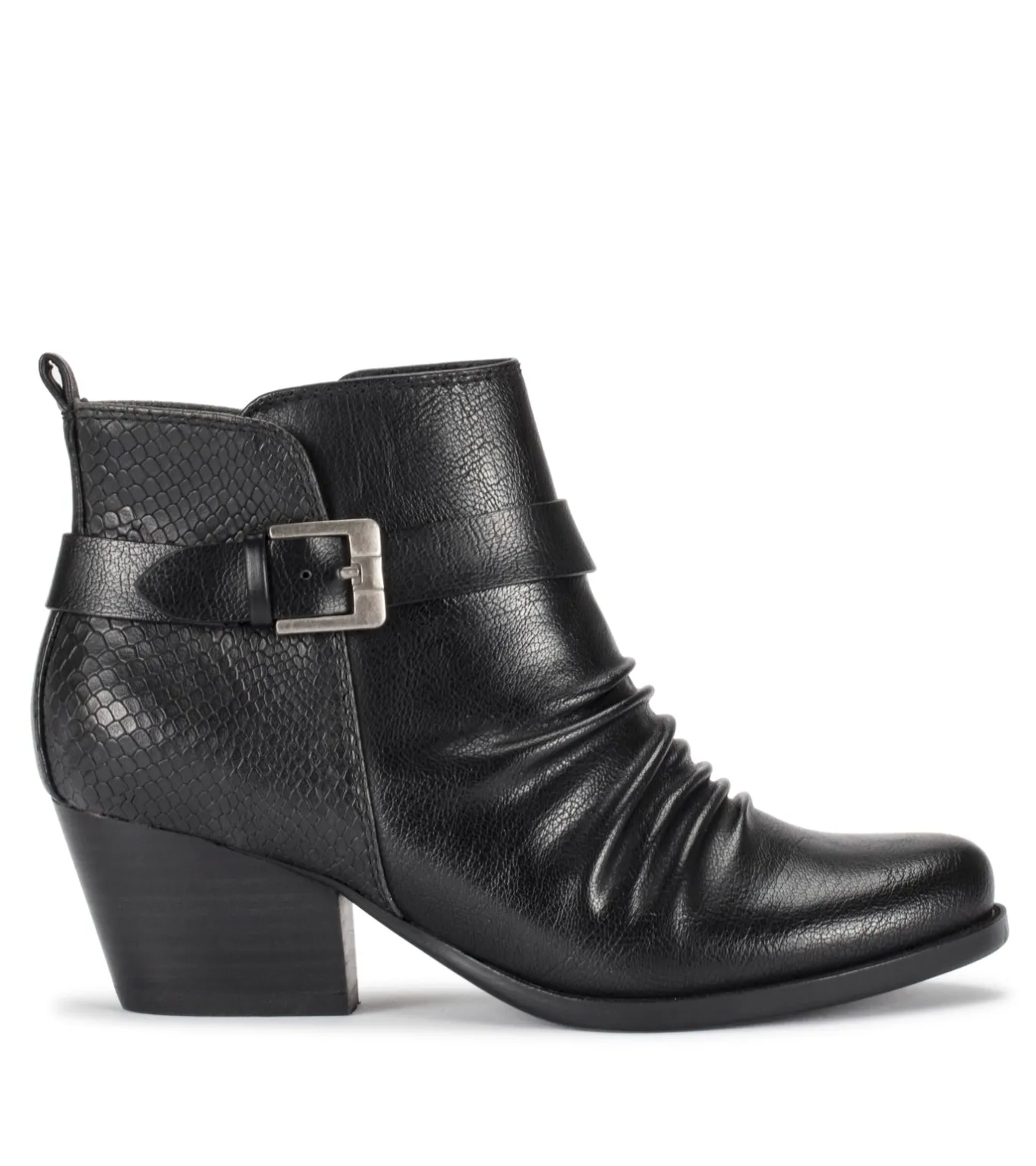 Discount Rebel Block Heel Bootie Booties