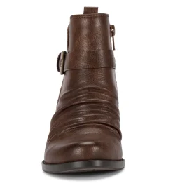 Discount Rebel Block Heel Bootie Booties