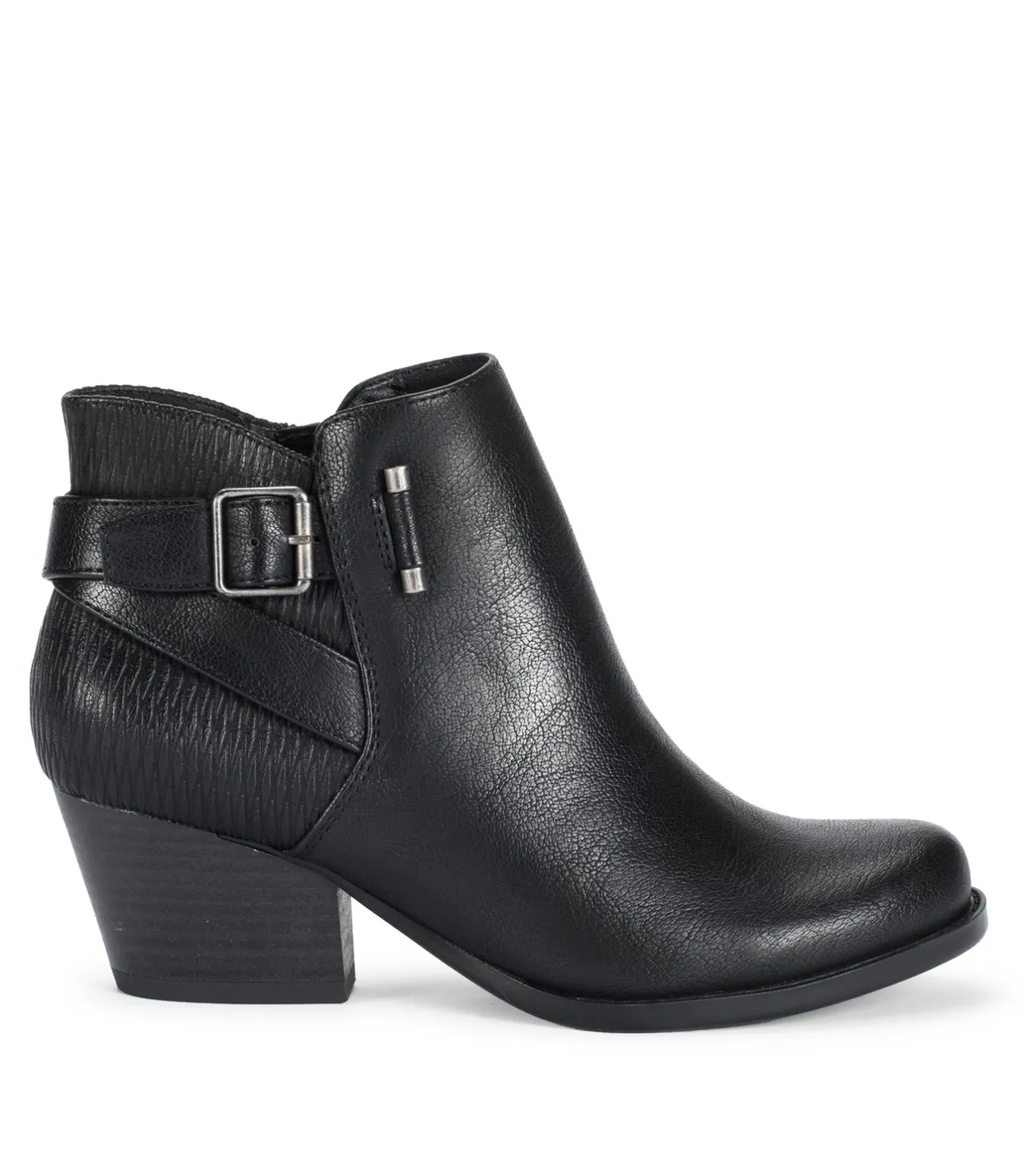 Clearance Reggie Block Heel Bootie Booties