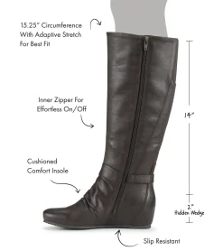 Online Sammy Tall Wedge Boot Knee High Boots