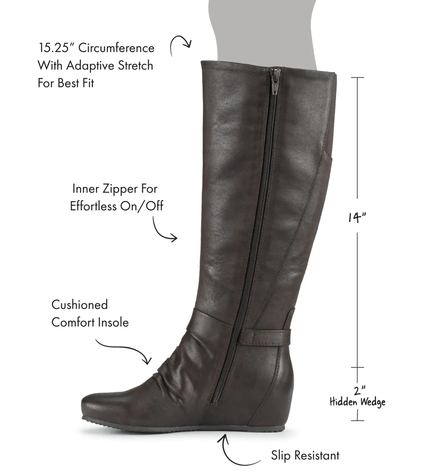 Online Sammy Tall Wedge Boot Knee High Boots