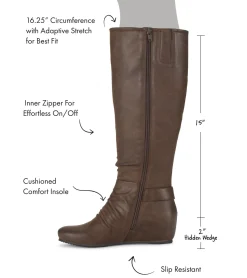 Online Scarlett Tall Wedge Boot Knee High Boots