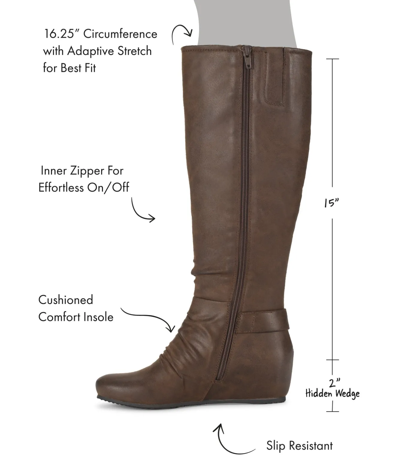 Online Scarlett Tall Wedge Boot Knee High Boots