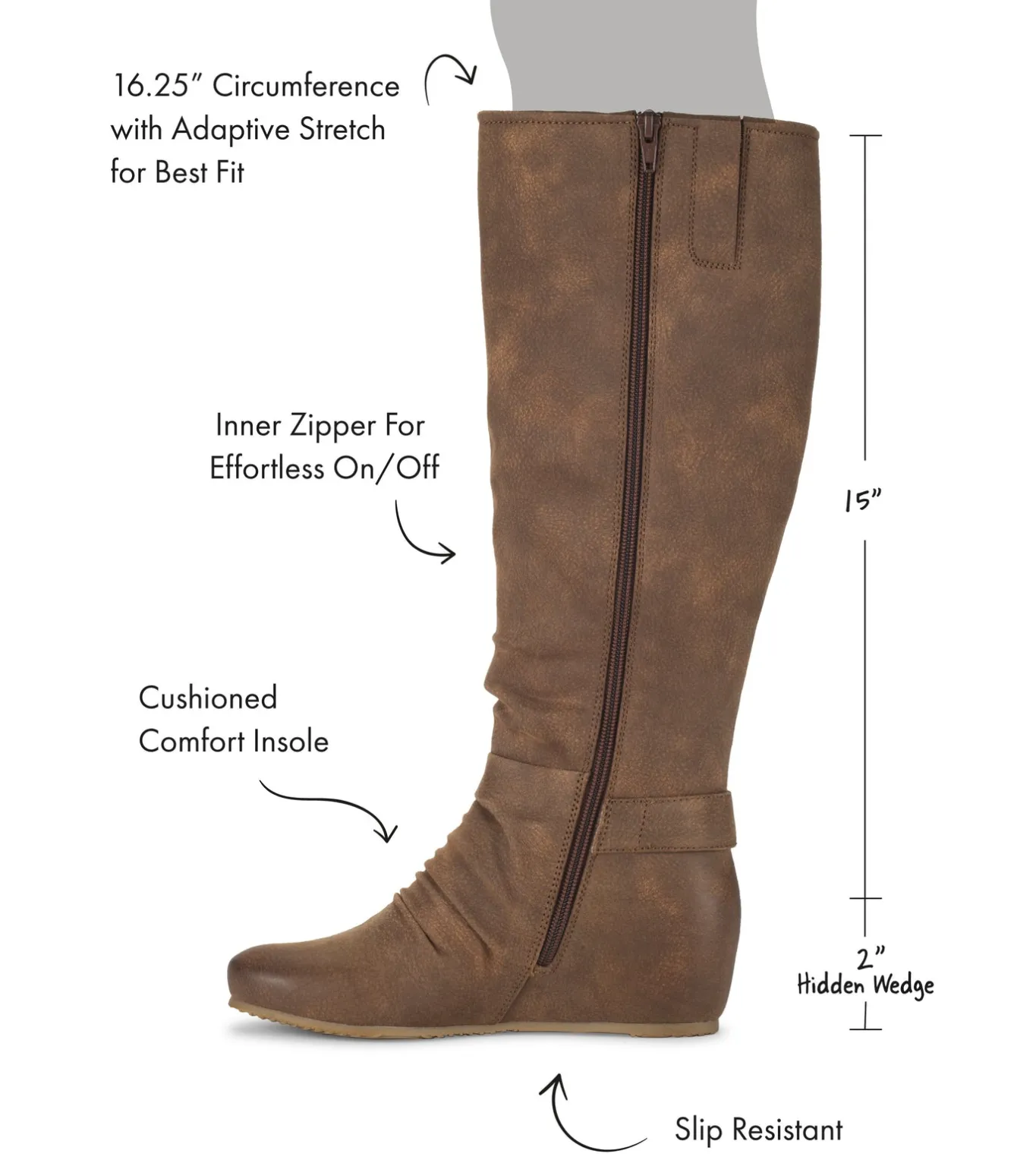 Online Scarlett Tall Wedge Boot Knee High Boots