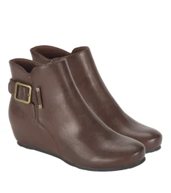 Fashion Serena Wedge Bootie Booties