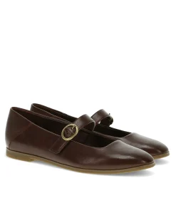 Fashion Teagan Mary Jane Flat Flats & Loafers|Dress Shoes