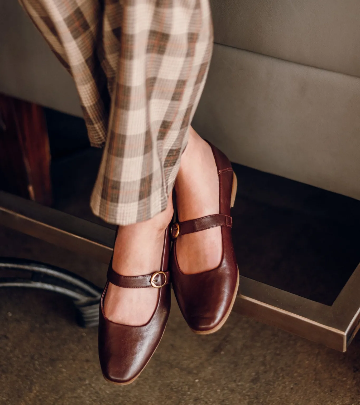 Fashion Teagan Mary Jane Flat Flats & Loafers|Dress Shoes