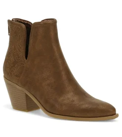 Fashion Yara Block Heel Bootie Booties